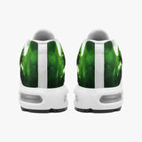 Air Cushion Sneakers Green Skull with Gas Mask