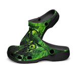 Classic Clogs Green Skull with Gas Mask