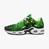 Air Cushion Sneakers Green Skull with Gas Mask