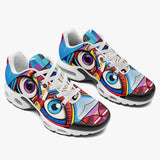 Air Cushion Sneakers Cubism Style Portrait Painting