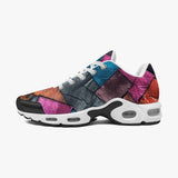 Air Cushion Sneakers Colorful Leather Patchwork