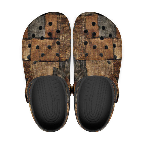 Classic Clogs Grunge Cloth Patchwork