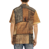 Hawaiian Shirt Grunge Cloth Patchwork