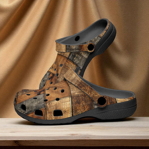 Classic Clogs Grunge Cloth Patchwork