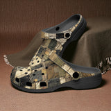Classic Clogs Old Burlap Patchwork