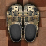 Classic Clogs Old Burlap Patchwork