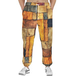 Men's Sweatpants Abstract Cloth Patchwork