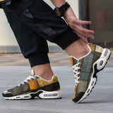 Air Cushion Sneakers Surrealistic Colorful Patchwork