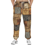 Men's Sweatpants Old Jeans Patchwork