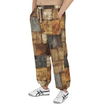 Men's Sweatpants Old Jeans Patchwork