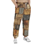 Men's Sweatpants Old Jeans Patchwork