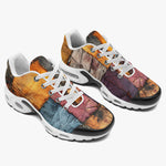 Air Cushion Sneakers Tattered Fabric Patchwork