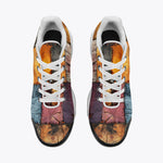 Air Cushion Sneakers Tattered Fabric Patchwork