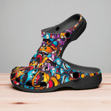 Classic Clogs Grotesques Monster Faces Collage