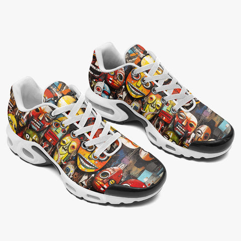 Air Cushion Sneakers Expressive Masks Totems