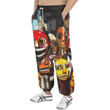 Men's Sweatpants Expressive Masks Totems