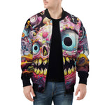 Bomber Jacket Psychedelic Monster Art