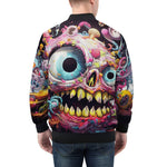 Bomber Jacket Psychedelic Monster Art