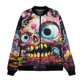 Bomber Jacket Psychedelic Monster Art