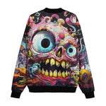 Bomber Jacket Psychedelic Monster Art