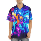 Hawaiian Shirt Neon Graffiti Street Art