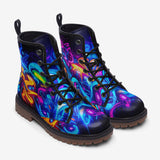 Leather Boots Neon Graffiti Street Art