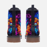 Leather Boots Neon Graffiti Street Art