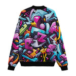 Bomber Jacket Graffiti Letters Collage