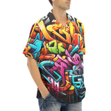 Hawaiian Shirt Colorful Graffiti Art