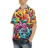 Hawaiian Shirt Colorful Graffiti Art