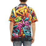 Hawaiian Shirt Colorful Graffiti Art