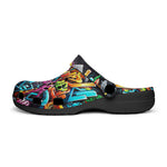 Classic Clogs Colorful Graffiti Art