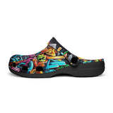 Classic Clogs Colorful Graffiti Art