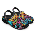 Classic Clogs Colorful Graffiti Art