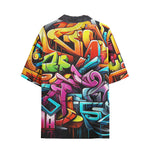 Hawaiian Shirt Colorful Graffiti Art