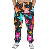 Men's Sweatpants Colorful Stars Art