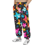 Men's Sweatpants Colorful Stars Art