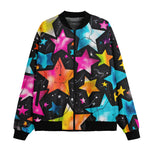 Bomber Jacket Colorful Stars Art