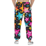 Men's Sweatpants Colorful Stars Art