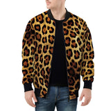 Bomber Jacket Leopard Cloth Texture