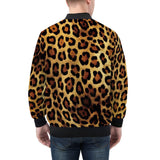 Bomber Jacket Leopard Cloth Texture