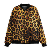 Bomber Jacket Leopard Cloth Texture