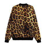 Bomber Jacket Leopard Cloth Texture