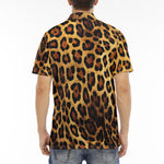 Men's Polo Shirt Leopard Cloth Texture