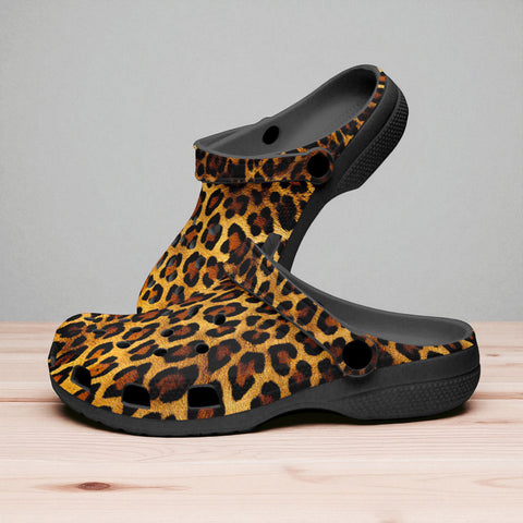 Classic Clogs Leopard Cloth Texture