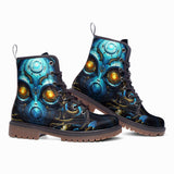 Leather Boots Science Fiction Robot Face