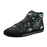 High-Top Canvas Shoes Fantasy Skulls