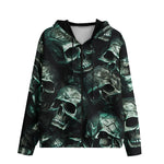 Men's Zip Up Hoodie Fantasy Skulls