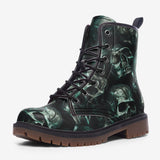 Leather Boots Fantasy Skulls