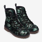 Leather Boots Fantasy Skulls